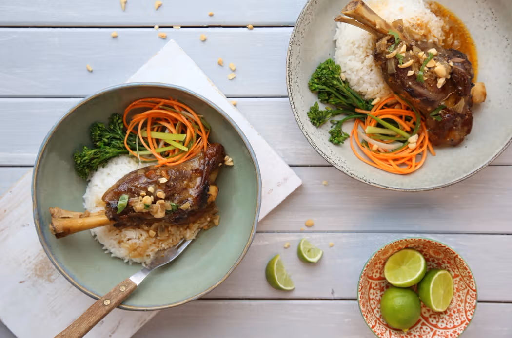 Lamb shanks in satay sauce Recipe | Beef + Lamb New Zealand